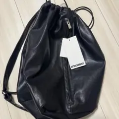 ATTACHMENT シンセティックレザー バケットバッグ