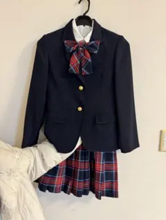 即日発送【卒服】ピンクラテ ブレザーチェック柄スカート 卒業式 160