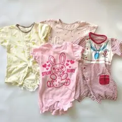 【まとめ売り】半袖ロンパース 70cm