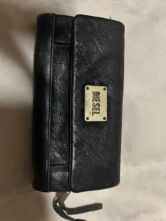 DIESEL ブラックレザー長財布