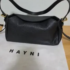 【美品】HAYNI ワンショルダーバッグ Noirle ノワレ ブラックのサムネイル