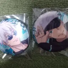 呪術廻戦 五条悟 「ラメキラカンバッジ」2個 新品、未使用品です。