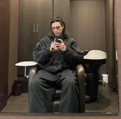 【archive】90s stripe full-zip jacket