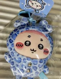 ちいかわ ヒョウ柄 マスコット　古本屋　カニちゃん
