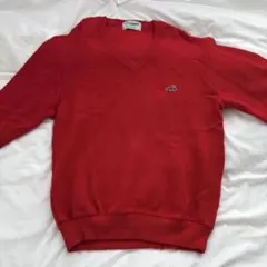 Crocodile 赤色 セーター Lサイズのサムネイル