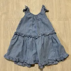 ZARA KIDS フリル付き ノースリーブワンピース 2-3歳 98cmのサムネイル