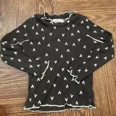 PAIR MANON ハート柄長袖カットソー 90