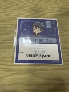 ツイステ バックステージパス風ステッカー（デュース）