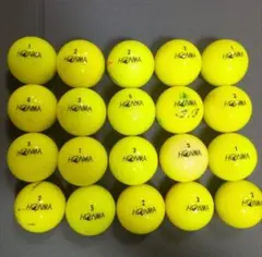 HONMA ゴルフボール イエロー 20個セットのサムネイル