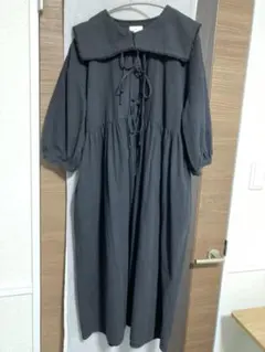 最終値下げ｜merry jenny ブラック セーラーリボンワンピース