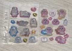 【正規品】うるちゅるpopシール　うるちゅる　おぱんちゅうさぎ　んぽちゃむ