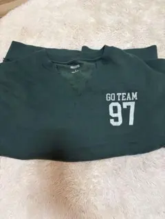 Hollister スウェット GO TEAM 97 グリーン Sのサムネイル