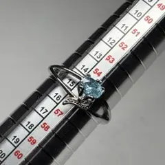 Pt850 プラチナ リング 指輪 5g 青色石 刻印あり - メルカリ