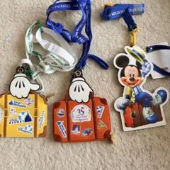 東京ディズニーリゾート バケーションパッケージストラップ　3種類セット