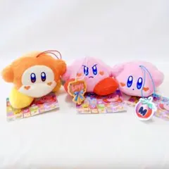 3個セット　星のカービィ　Kirby×monetマスコット 　ぬいぐるみ　きりり