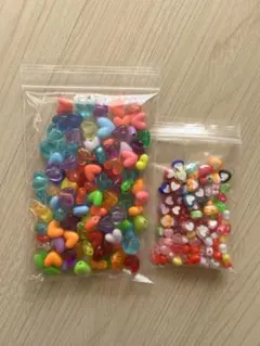 ビーズ まとめ売り 約250個 ハート型