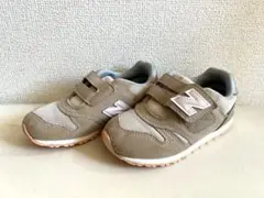 ニューバランス 373 16.5cm ベージュ ピンク 女の子 スニーカー