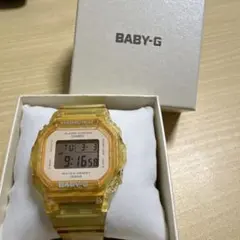 CASIO BABY-G イエロー（クリア）腕時計