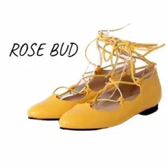 ROSE BUD（ローズバッド） 編み上げ ローヒール パンプス シューズのサムネイル