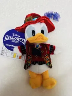 ドナルド　ハロウィン　ぬいぐるみバッジ