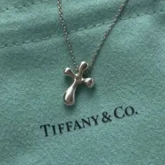 最終値下【美品】Tiffany ミニクロスネックレス シルバー925