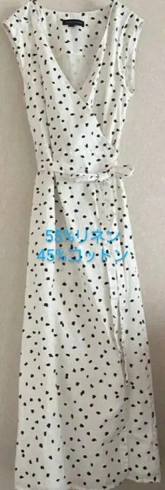 Banana Republic ドット柄ラップドレス サイズ4