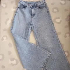 GU ワイドレッグデニム 41