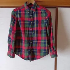 Ralph Lauren チェック柄長袖シャツ M