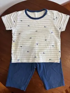 お値下げしました！クジラプリント ベビーパジャマ 上下セット