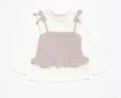 プティマイン キラキラニットビスチェ