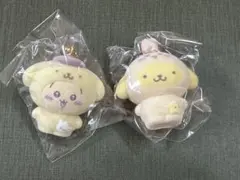 ちいかわサンリオシークレットマスコットフロッキーチャーム うさぎ ポムポムプリン