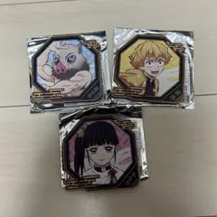 ニジゲンノモリ　トレーディングウッドコースター　　我妻善逸　カナヲ　伊之助