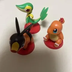 ポケモン チョコエッグ　ツタージャ　ポカブ　ヒトカゲ