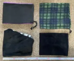 フリース ネックウォーマー 4点セット