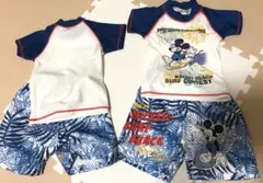 ミッキー水着　ラッシュガードセット