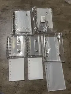 シール帳 A7 A6リング式リフィル 6個セット まとめ売り