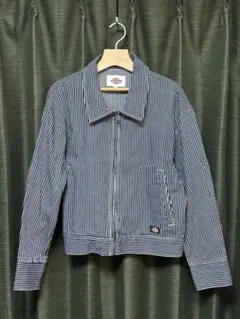 Dickies |ストライプ ジャケット ブルゾン ショート丈 レディース