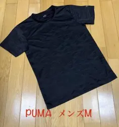 PUMA メンズ Tシャツ Mサイズ ブラック カモフラ　迷彩柄