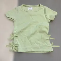ZARA ライトグリーン Tシャツ 6-7