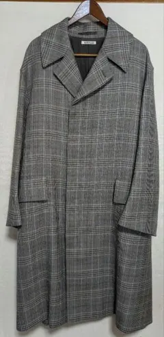 AURALEE 17aw DOUBLE FACE CHECK LONG COATのサムネイル