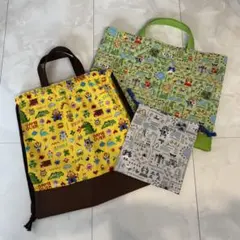 通園・通学バッグ　3点セット