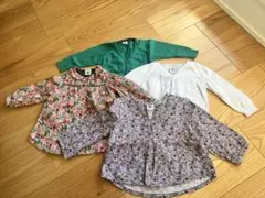 Petit Bateau カーディガン・トップスセット