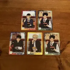 ハイキュー すき家 コラボ オリジナルカード5枚セット