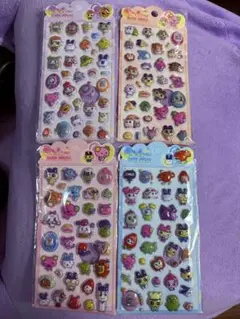 たまごっち きゅんPOP SEAL ぷくぷくシール 4シートセット