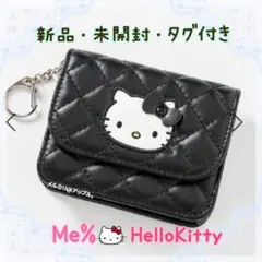 ローリーズファーム　Me% ハローキティ　キルティング カードケースキーチャーム