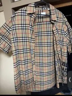 BURBERRY チェック柄 半袖シャツ
