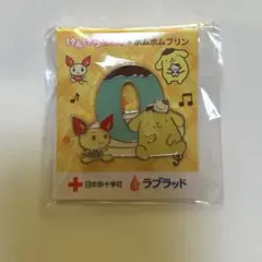 ポムポムプリン×けんけつちゃん O型　ピンバッジ