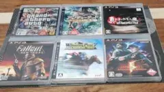 プレステ3、ソフトまとめ売り、6本