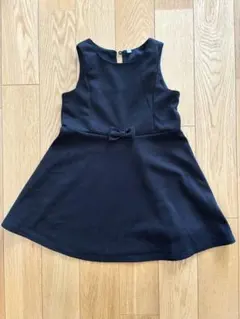 黒 110 冠婚葬祭・セレモニー・入学卒業式向けフォーマルワンピース