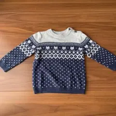 H&M セーター　70〜80 柄
